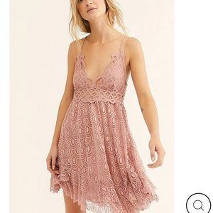 Free people Adella burnout lace dress